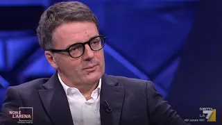 Matteo Renzi a Non è l'arena - 12 gennaio 2022
