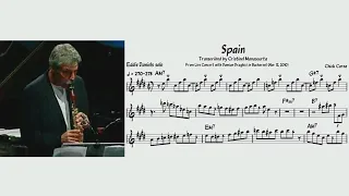 Eddie Daniels - Spain (transcription)