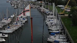 Drohnenflug über dem Segler-Verein Trave