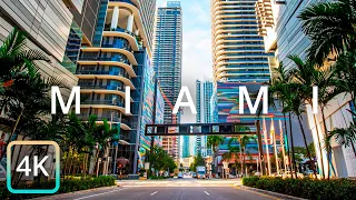 【4K】Walking in Downtown Miami |  USA 🇺🇸 Florida, Miami in 4K