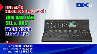 Bus trên Mixer Digital là gì? Làm sao gắn Sel và Bus trên Mixer Midas M32-LH: 0913456172
