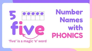 Number Names with Phonics | Number Spelling | Number Words