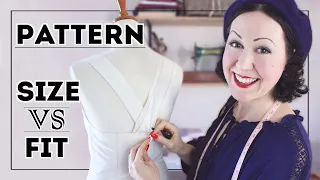 An easy way to look at CUSTOM FITTING SEWING PATTERNS to your body – Pattern size vs garment fit?
