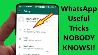 Secret-HIDDEN New WhatsApp Tricks NOBODY KNOWS (2023)