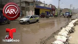 Lluvias siguen azotando a Perú | Al Rojo Vivo | Telemundo