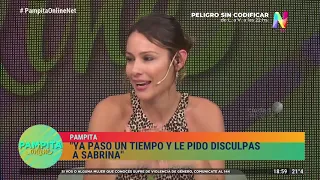 Pampita se disculpó con Luciano Castro y Sabrina Rojas