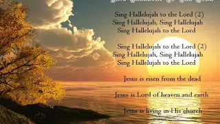 Sing Hallelujah To The Lord Studio Version