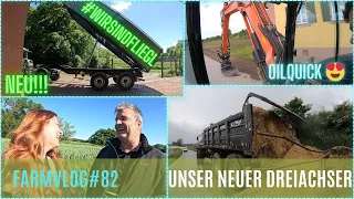 FarmVlog#82 Unser NEUER Dreiachser😍 / Erste Eindrücke vom Tiltrotator 🏆