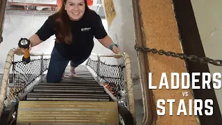 Why Are Ladders on Ships So Steep? And Why Aren't They Stairs?