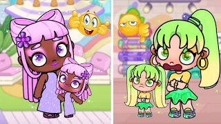 Mom and Daughter Twinning, Good VS Bad 👩‍👧😇😈 | Toca Boca | Avatar Story