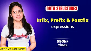 3.4 Infix Prefix and Postfix expressions | Data Structures Tutorials