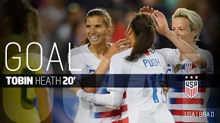 WNT vs. Brazil: Tobin Heath Goal - March 5, 2019