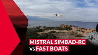 MISTRAL SIMBAD-RC against fast boats  (FIAC)