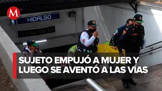 Movilización por muerte de dos personas en Metro Hidalgo