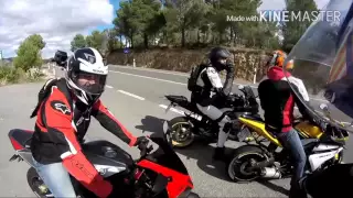 Ruta de Valencia a Carrasqueta aprilia RS 125, Yamaha yzf r125 PARTE 2