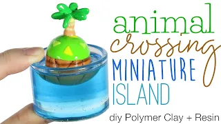 How to DIY Animal Crossing Mini Island Figure Polymer Clay/Resin Tutorial