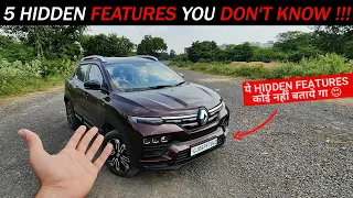 5 HIDDEN FEATURES That You Don't Know About The Kiger🔥| ये 5🖐HIDDEN FEATURES कोई नहीं बताये गा 😍