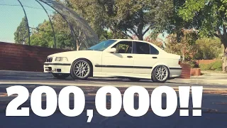 My E36 M3 hit 200,000 miles!