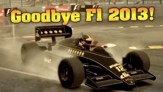 F1 2013 - Monaco, Realistic Damage, Wet, Lotus 98T Bonanza!