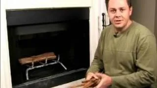 How to Build a Fire in a Fireplace : How to Use Kindling to Start a Fire
