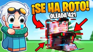 ¡LLEGUÉ a la OLEADA 421 con COMANDOS DE ADMINISTRADOR en TOILET TOWER DEFENSE Roblox! (Juego Roto)