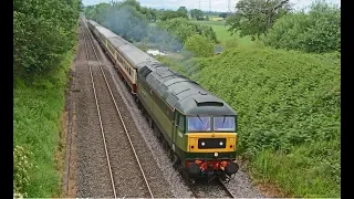 Class 47 Thrash - 47810 & 47501 Crewe All Change 08/06/2019