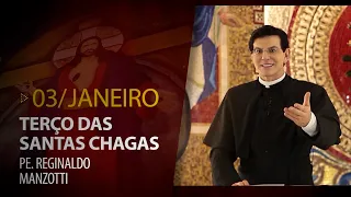 Terço das Santas Chagas | 03 de Janeiro de 2024 |  @PadreManzottiOficial