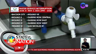 Water interruption ng Maynilad sa ilang bahagi ng Cavite at Las Piñas, simula na bukas... | SONA