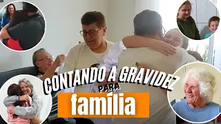 Reação da minha família descobrindo a minha gravidez | EMOCIONANTE