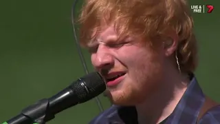 Ed Sheeran - AFL Grand Final Pre Match Entertainment - 2014