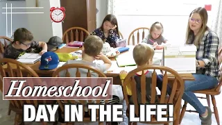 FULL HOMESCHOOL DAY IN THE LIFE! | MOM OF FIVE | A REALISTIC ROUTINE