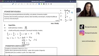 Řešení přijímací zkoušky z matematiky | 9. třída | 2. řádný termín 2022