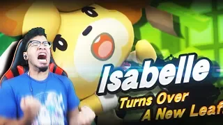 Isabelle in Super Smash Bros. Ultimate - Reveal Trailer Reaction! + NEW Animal Crossing Switch Game!