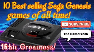 Sega Genesis: Top 10 selling games on the system #gaming #videogames #gameplay