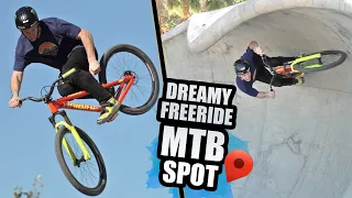 DREAMY FREERIDE MTB SPOT - THIS SKATEPARK IS INCREDIBLE!