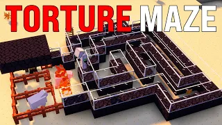 I built a torture maze where no mob is safe