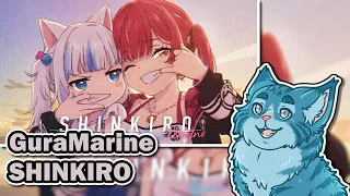 Moral Reacts! | GuraMarine - SHINKIRO (Original Anime MV) [Hololive] | Moral Truth