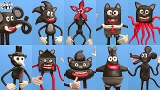 All Cartoon Cats with Clay 😼 Trevor Henderson Creatures - Part 4