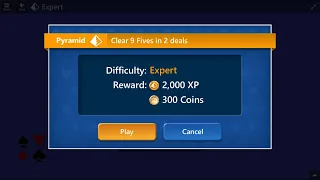 Microsoft Solitaire Collection | Pyramid - Expert | September 24, 2020 | Daily Challenges