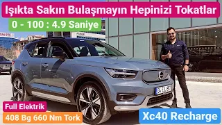 Volvo XC40 Elektrikli İnceleme / Sınıfının En Hızlı Arabası / P8 Motor İle P6 Motor Arası Farklar