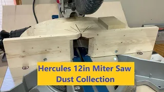 Hercules 12in Compound Miter Saw Dust Collection