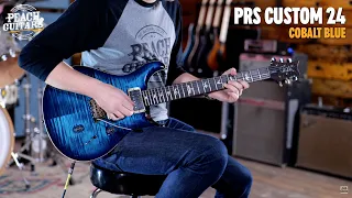 No Talking...Just Tones | PRS Custom 24 - Cobalt Blue Pattern Thin