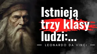 Cytaty Leonardo da Vinci "Biedni ludzie to ci, którzy..." niezapomniane cytaty mistrza Leonarda.