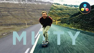 RECREATING the WALTER MITTY LONGBOARD SCENE! | Color Grading Tutorial