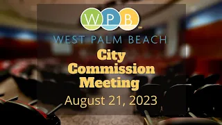 City Commission Meeting | August 21, 2023