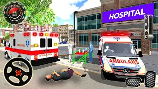 Ambulance Driving Simulator - Car Accident Rescue Simulation Android Gameplay