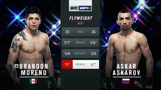 UFC Fight Night 159: Moreno vs. Askarov (Full Fight Highlights)