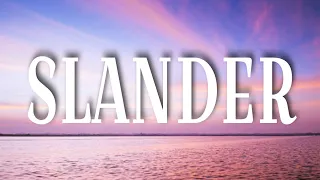 SLANDER||Love Is Gone Lyrics ||I m sorry||don't leave me|| I want you here with me||Don't go tonight