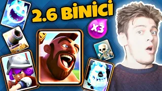 2.6 HIZLI BİNİCİ DESTESİ YENİ MÜCADELE - CLASH ROYALE #99