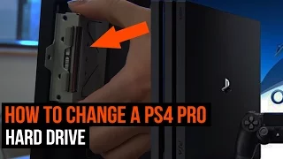 How to change a PS4 Pro hard drive